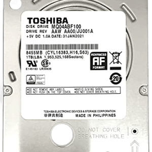 Toshiba 1TB Hard Disk Drive