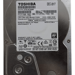Toshiba 2TB Hard Disk Drive
